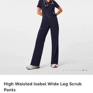 Xs tall high waisted gently used scrub pants